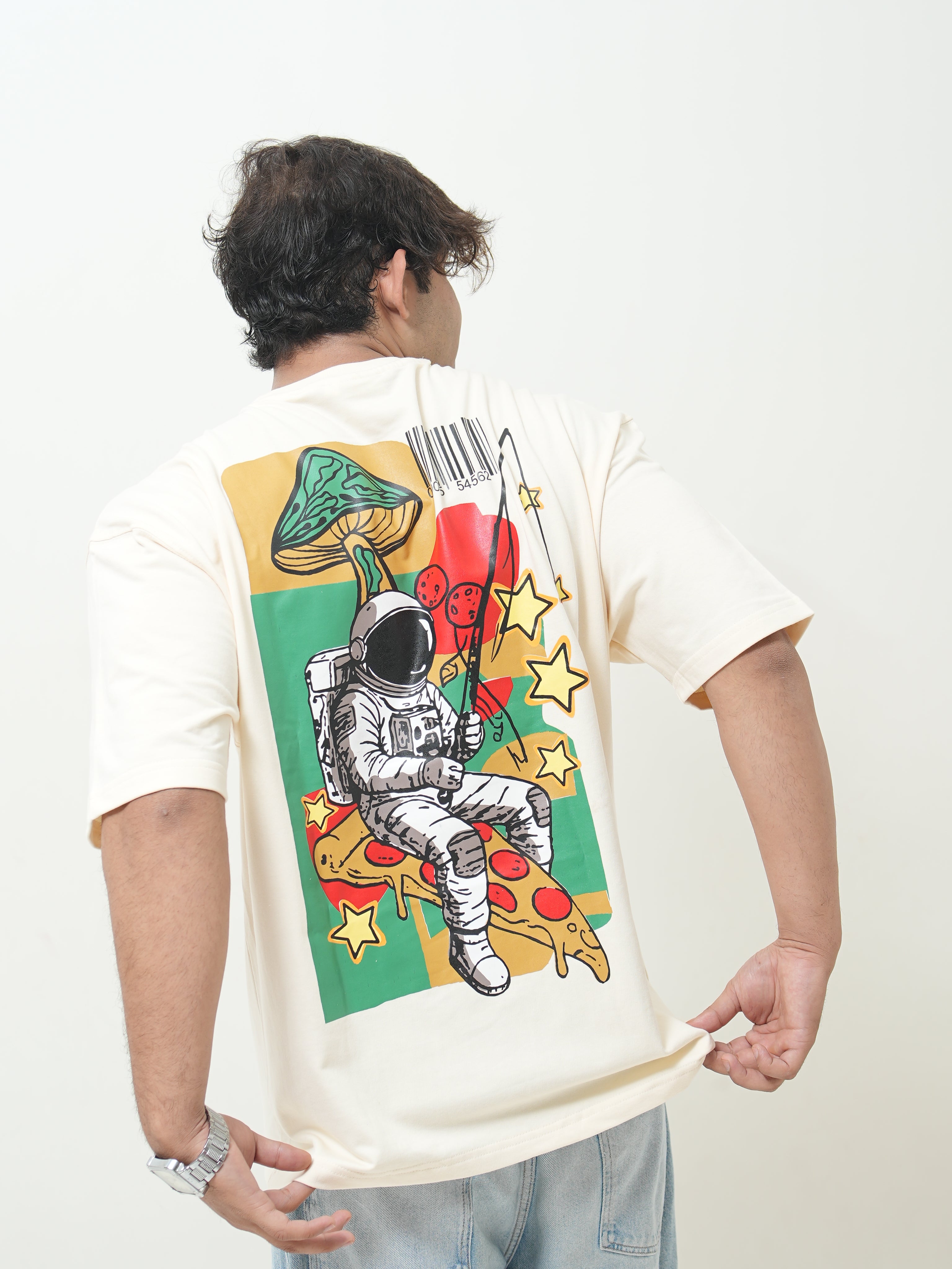 Trippy Space Explorer Graphic T-Shirt
