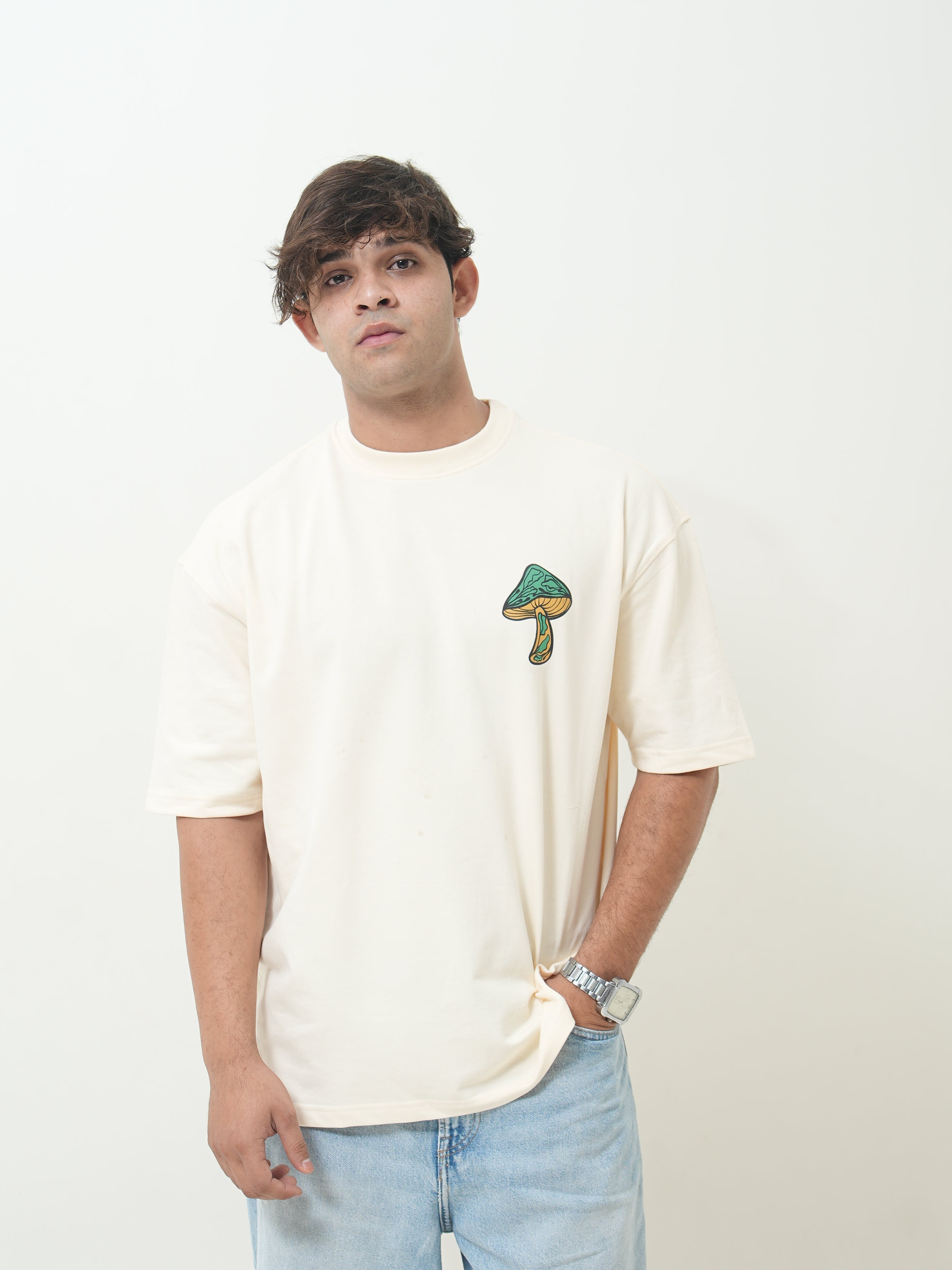 Trippy Space Explorer Graphic T-Shirt
