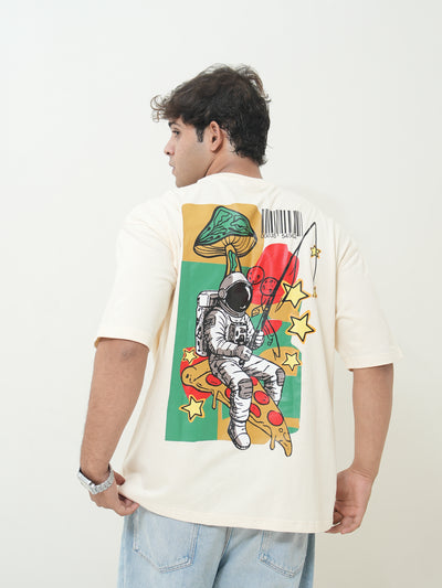 Trippy Space Explorer Graphic T-Shirt