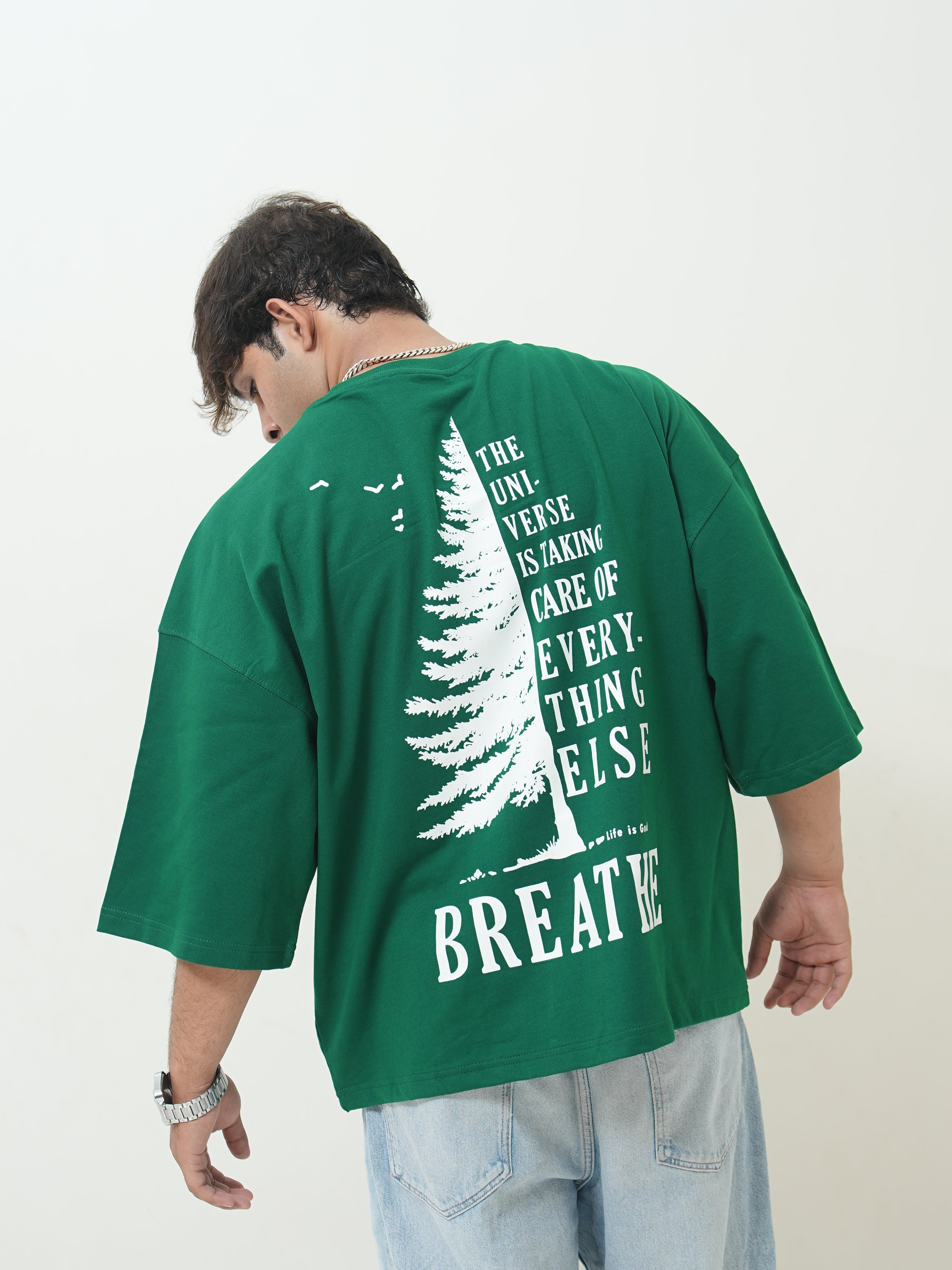 Breathe Universe Graphic Boxy Tee
