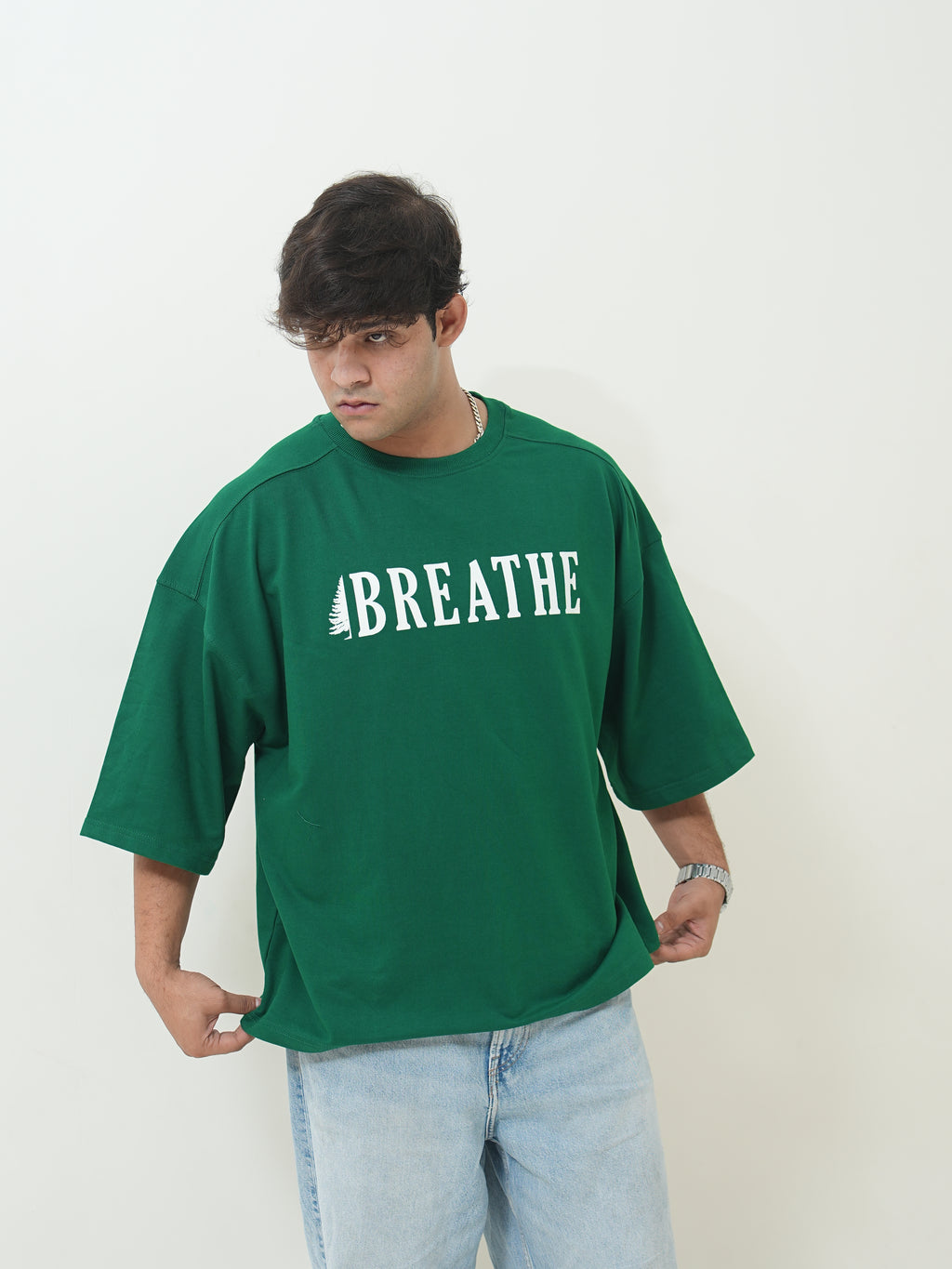 Breathe Universe Graphic Boxy Tee