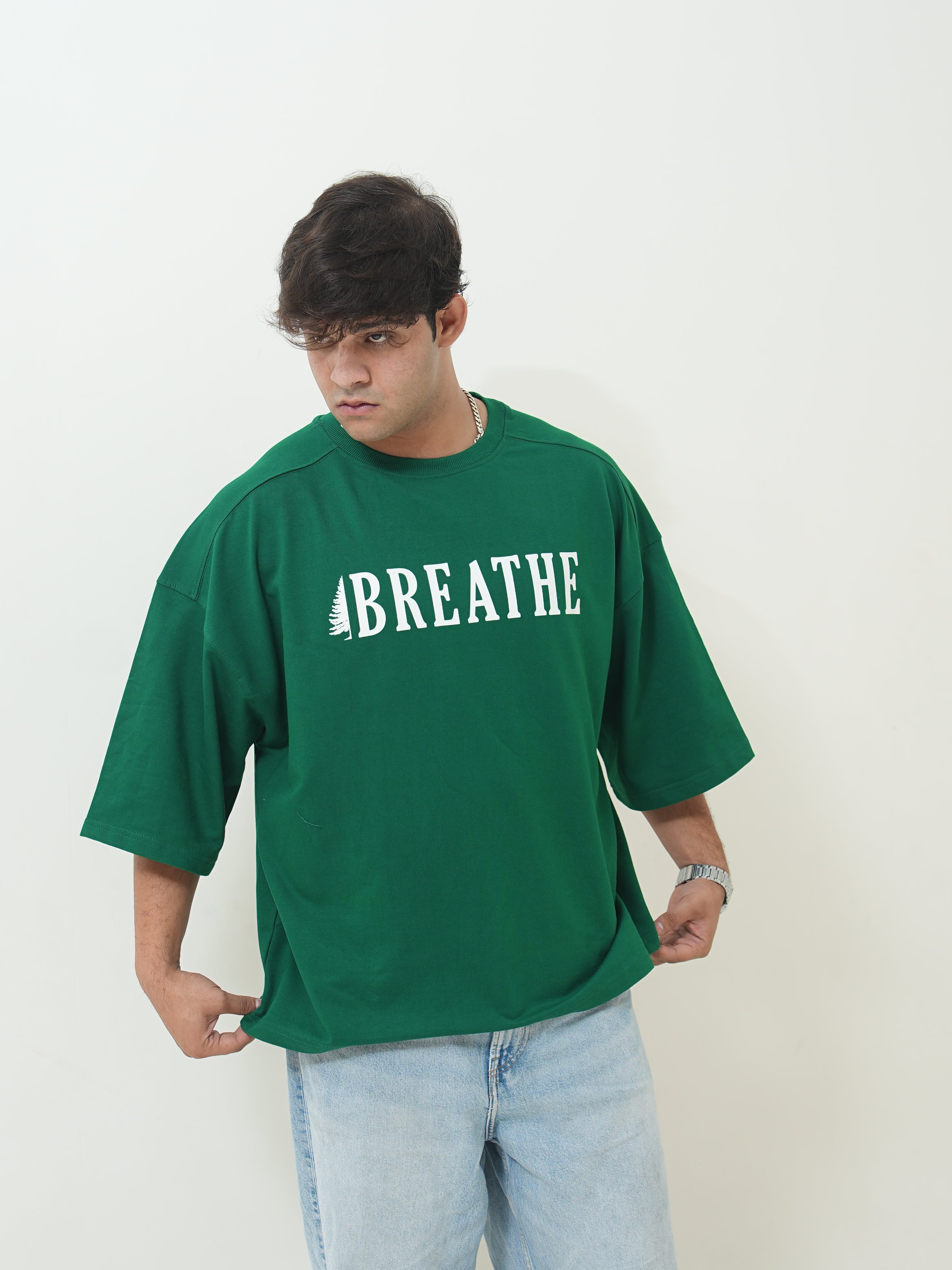 Breathe Universe Graphic Boxy Tee