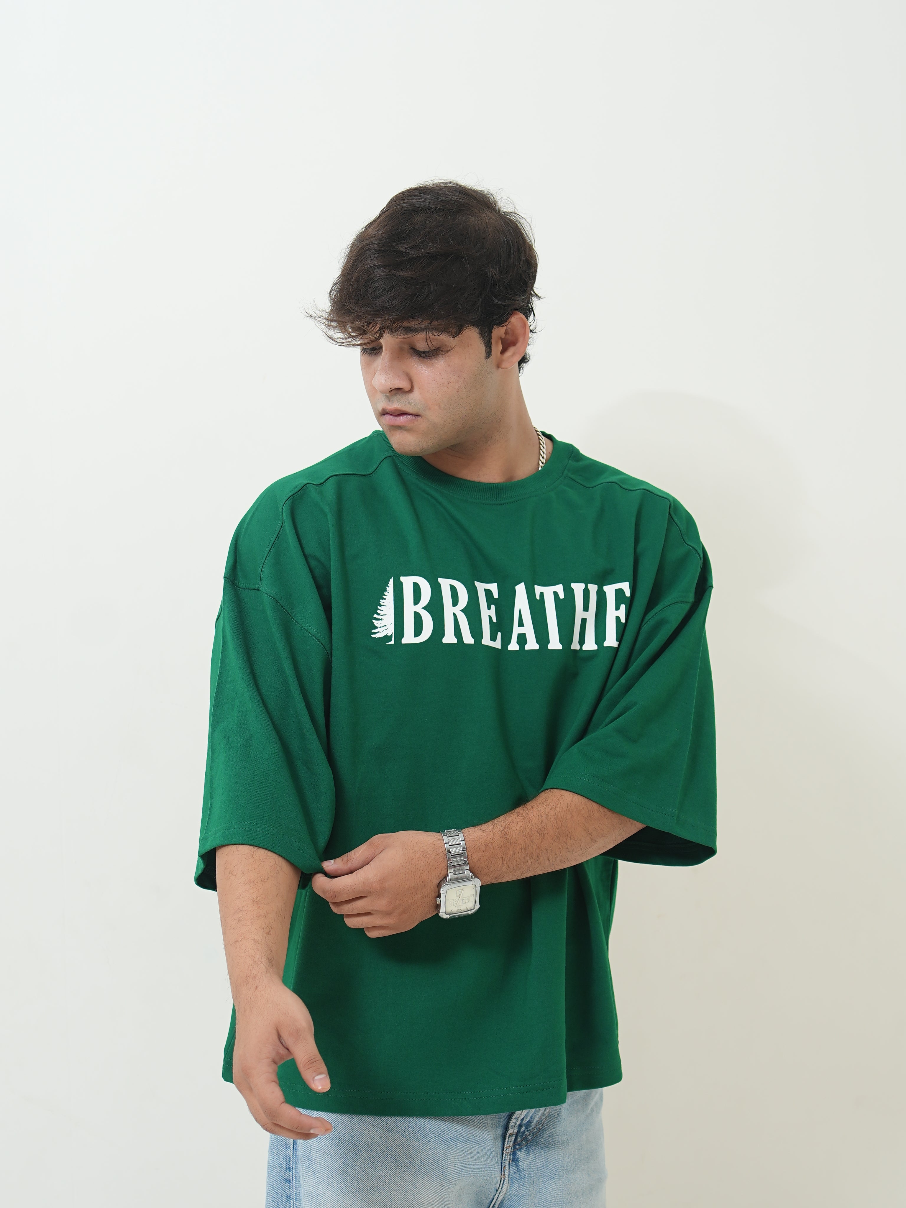 Breathe Universe Graphic Boxy Tee