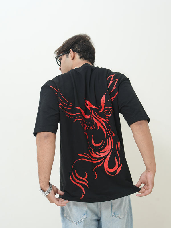 Crimson Phoenix Oversized Tee - Image 4