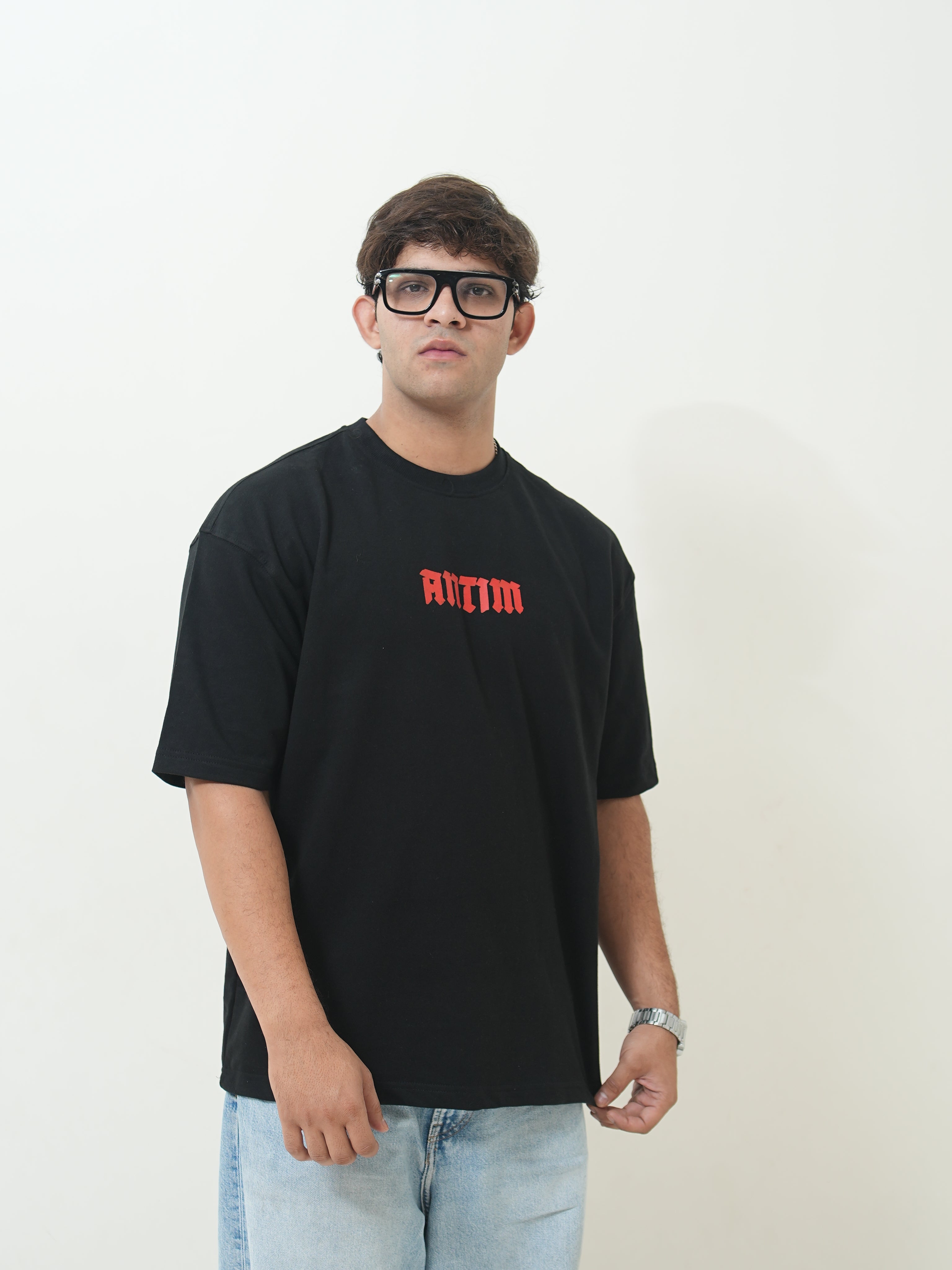 Crimson Phoenix Oversized Tee