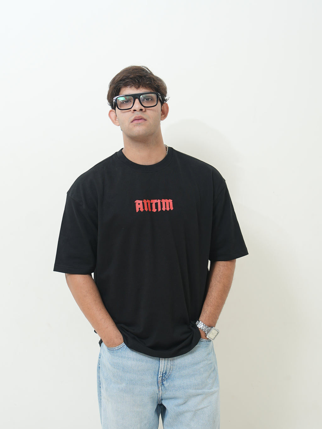 Crimson Phoenix Oversized Tee