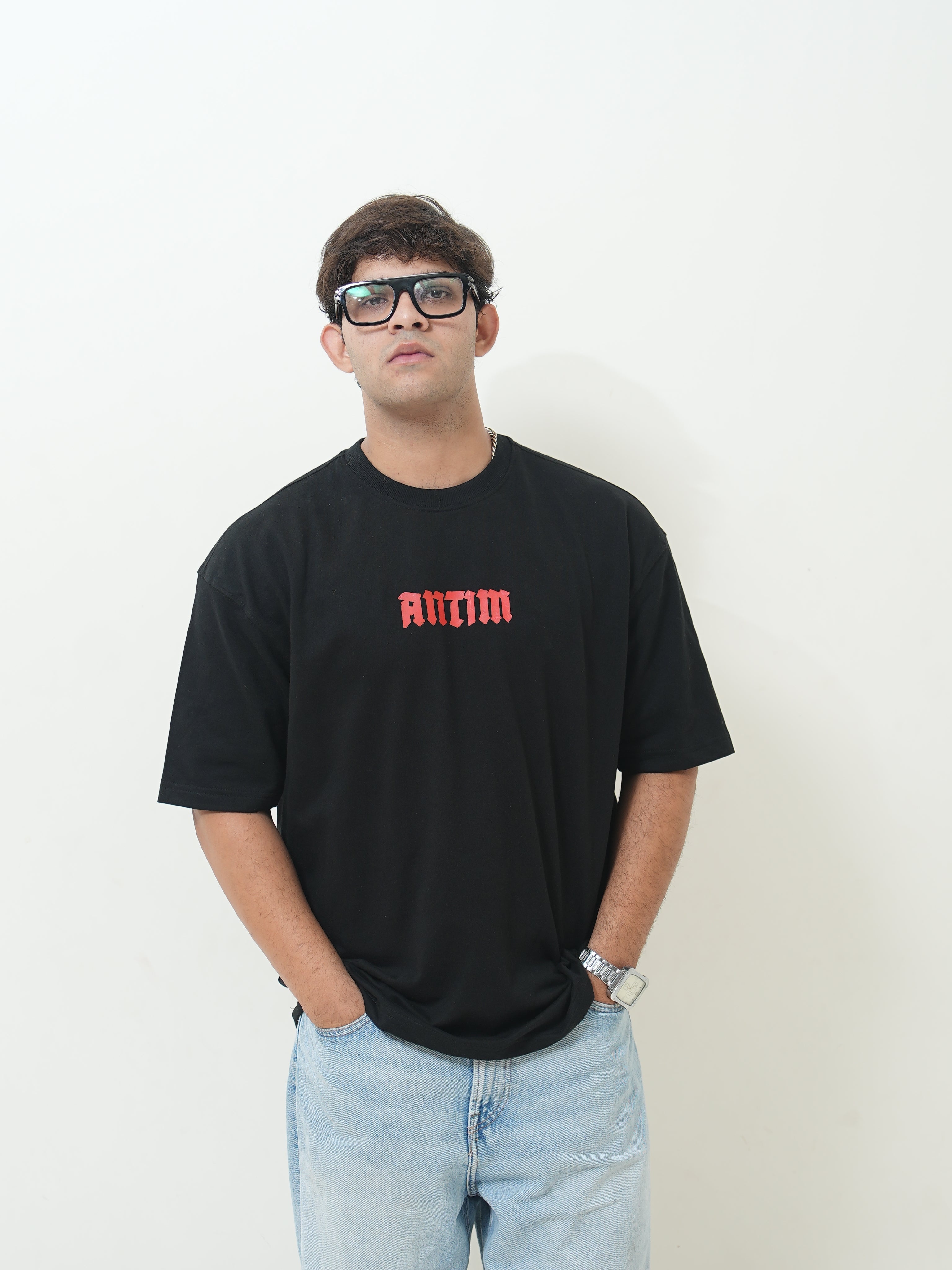 Crimson Phoenix Oversized Tee