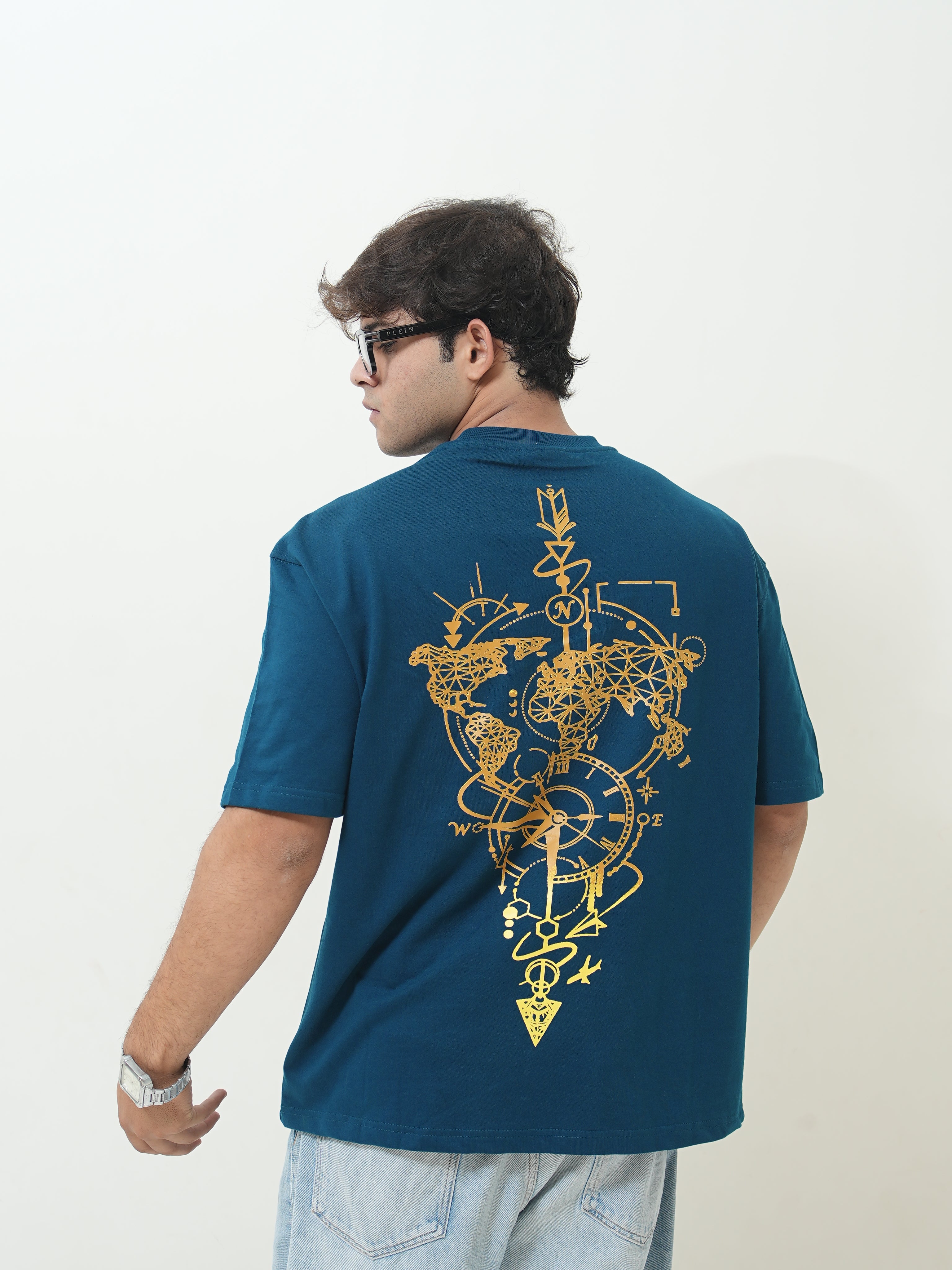 Celestial Navigator Graphic Oversized Tee