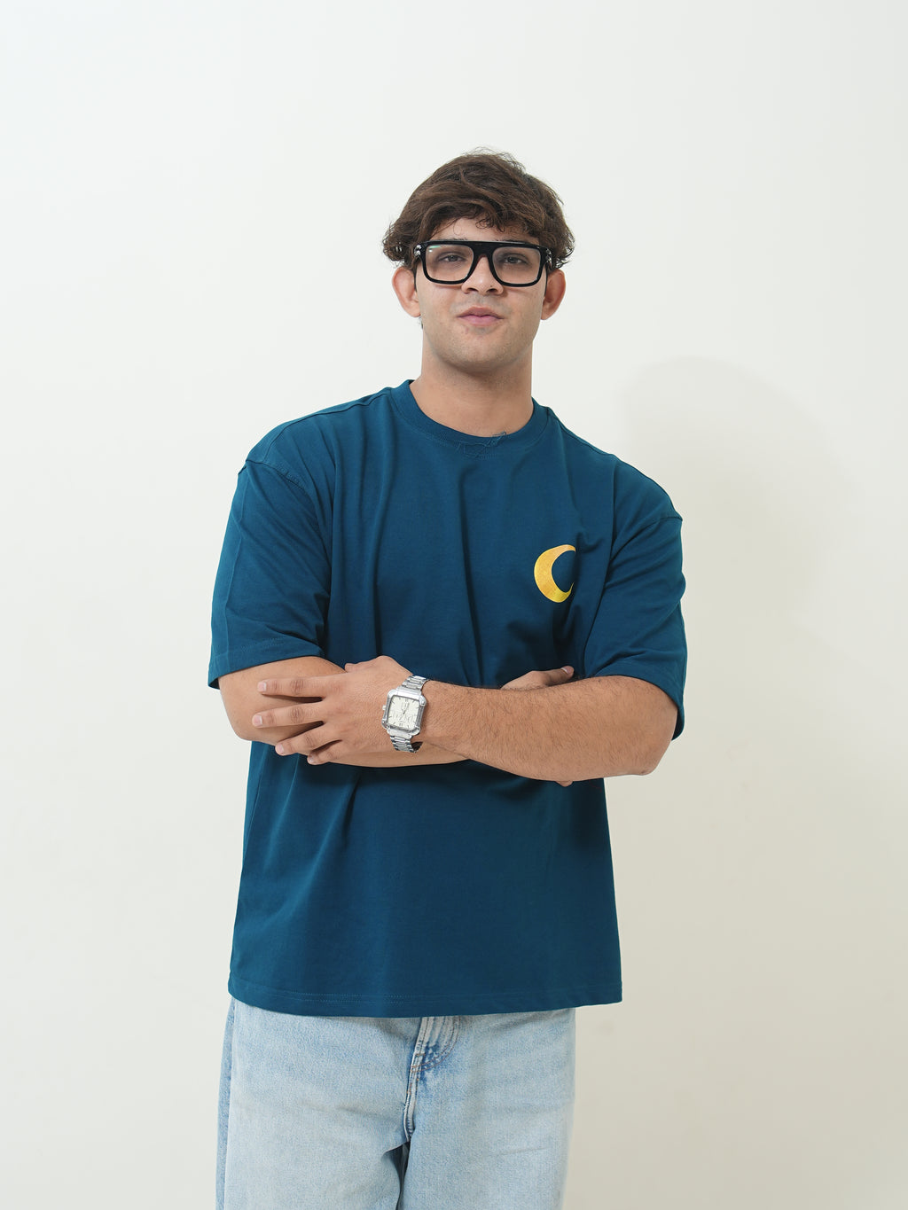 Celestial Navigator Graphic Oversized Tee